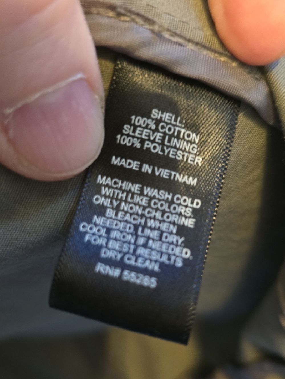 Express Utility Drawstring Waist Jacket - Olive - Picture 6 of 6